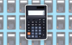 Calculator maths sums numbers budget