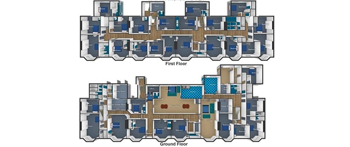 biggest student house interior plan