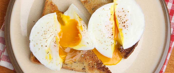 poached egg on toast